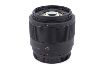 Panasonic 25mm f1.7 Lumix G ASPH. (H-H025)
