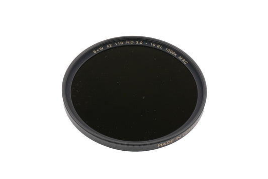 B+W B+W 62mm Neutral Density Filter 110 ND 3,0 - 10 BL 1000x MRC - Accessory