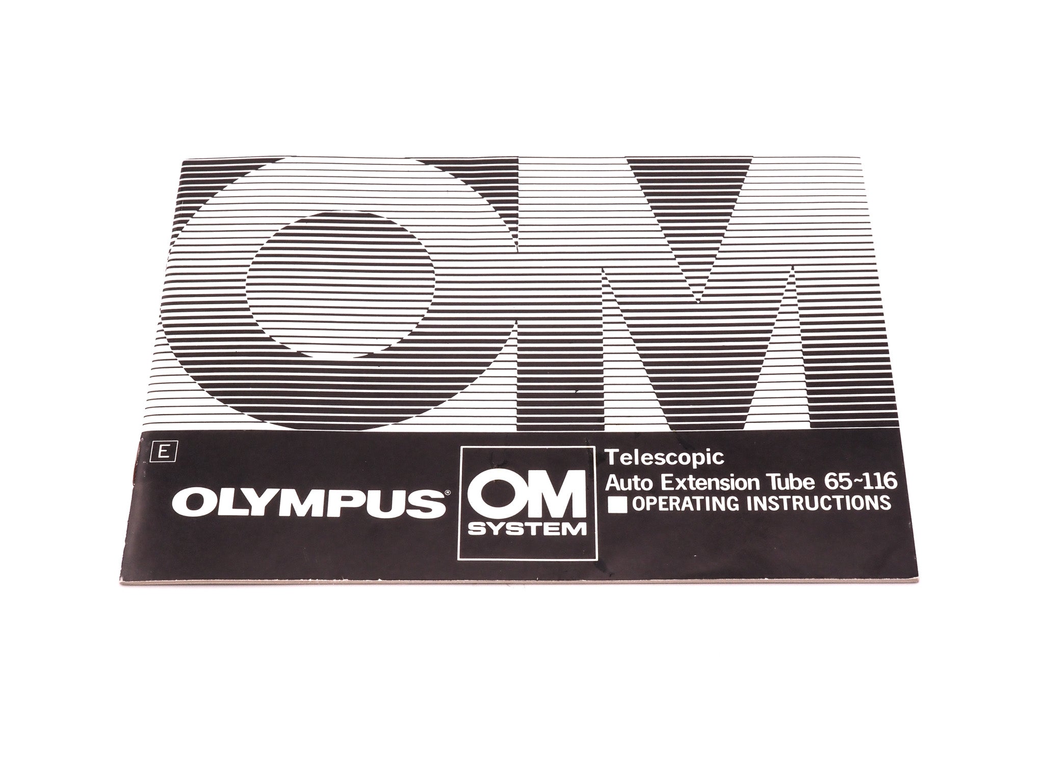 Olympus OM Telescopic Auto Tube 65-116 Instructions