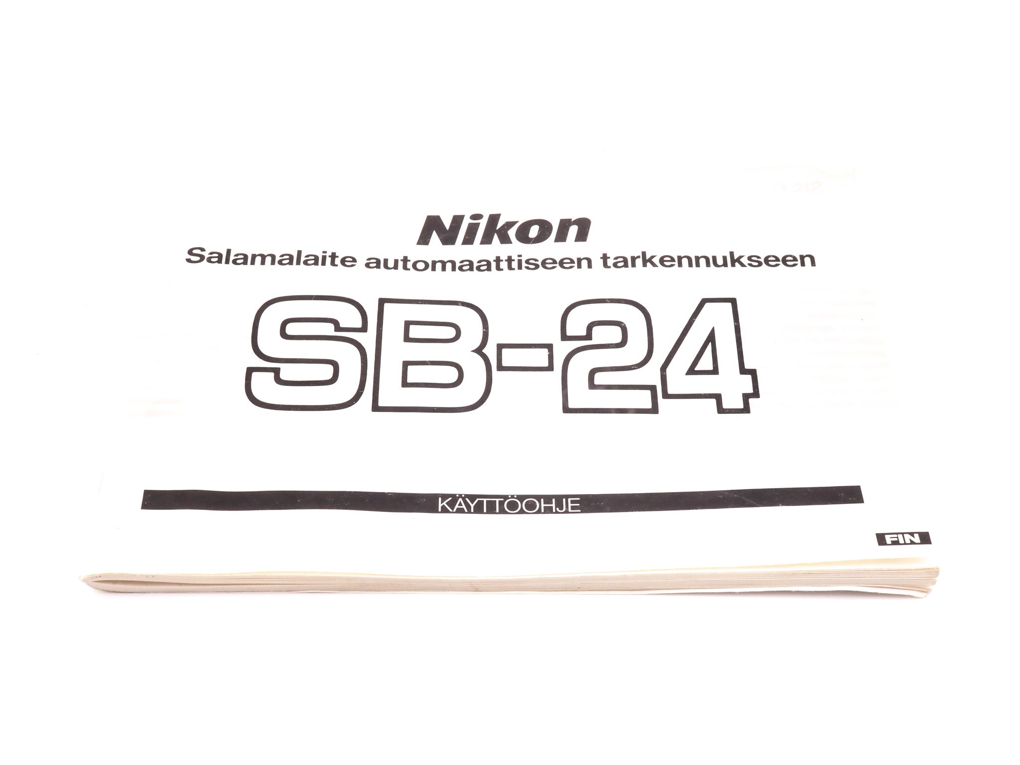 Nikon SB-24 Instructions