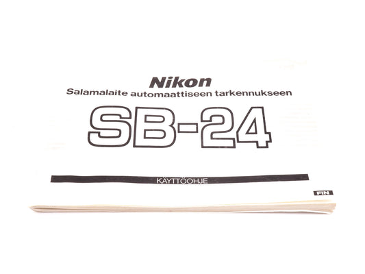Nikon SB-24 Instructions