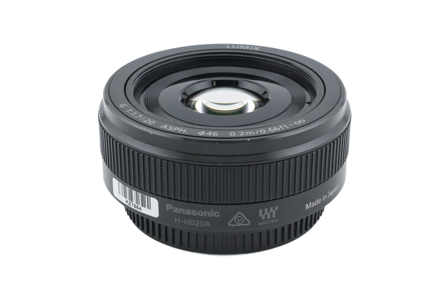 Panasonic 20mm f1.7 Lumix G ASPH. (H-H020A)