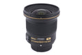 Nikon 20mm f1.8 AF-S Nikkor G ED N - Lens