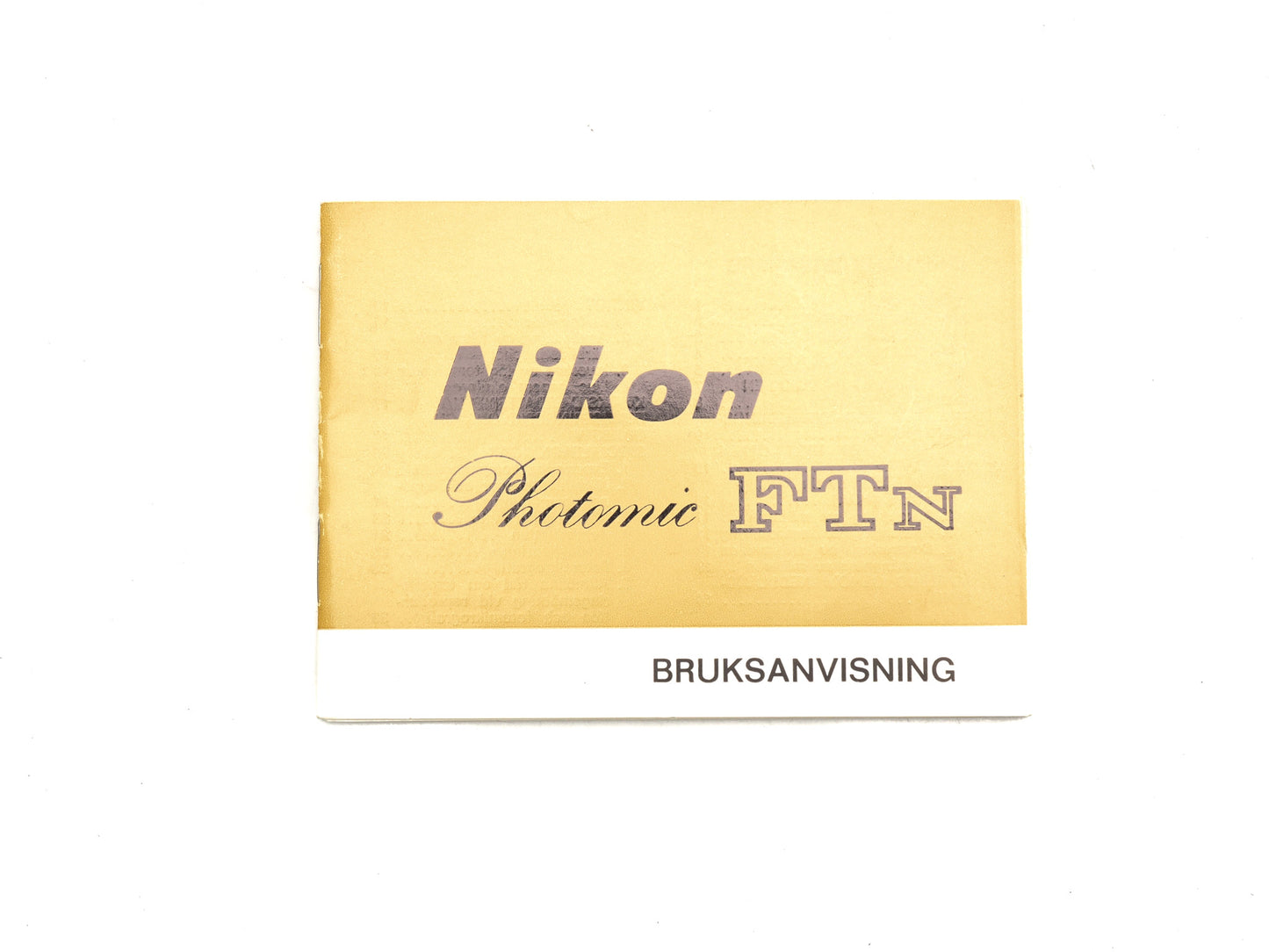 Nikon Photomic FTn Finder Instructions