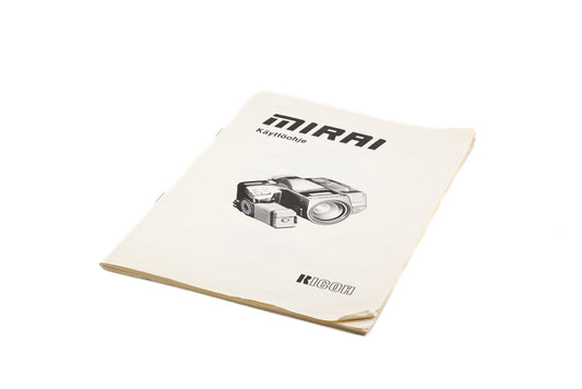 Ricoh Mirai Instructions