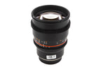 Samyang 85mm T1.5 AS IF UMC MK2