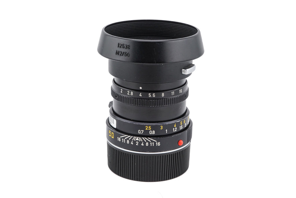 Leica 50mm f2 Summicron-M (Type IV) (Black, 11819)