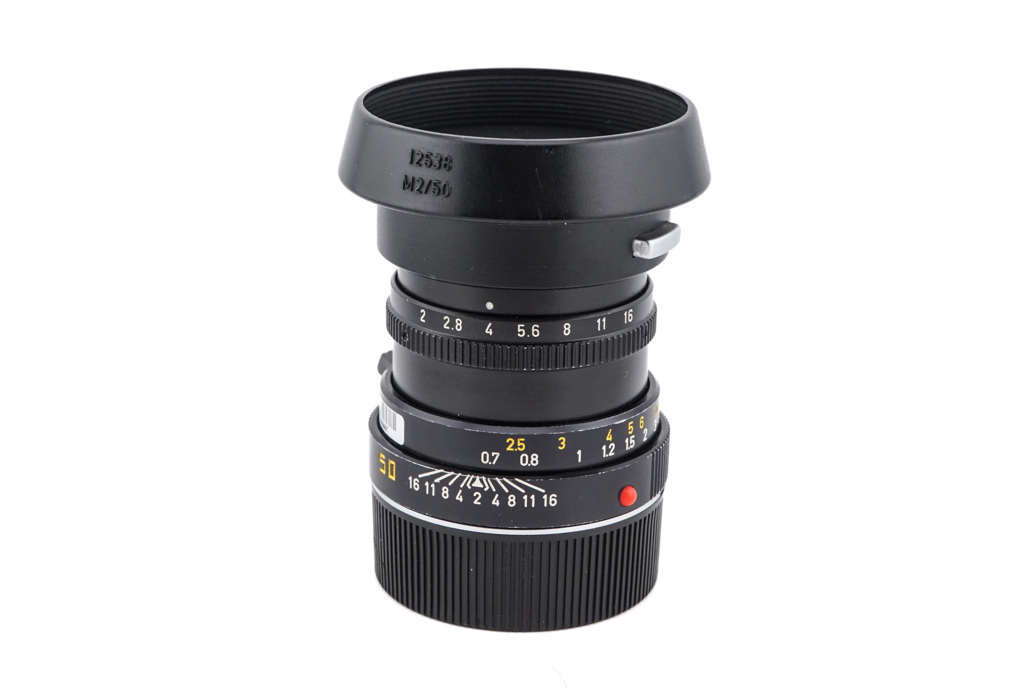 Leica 50mm f2 Summicron-M (Type IV) (Black, 11819)