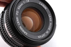 Canon 50mm f1.8 FDn
