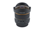 Samyang 8mm f3.5 Fish-Eye CS