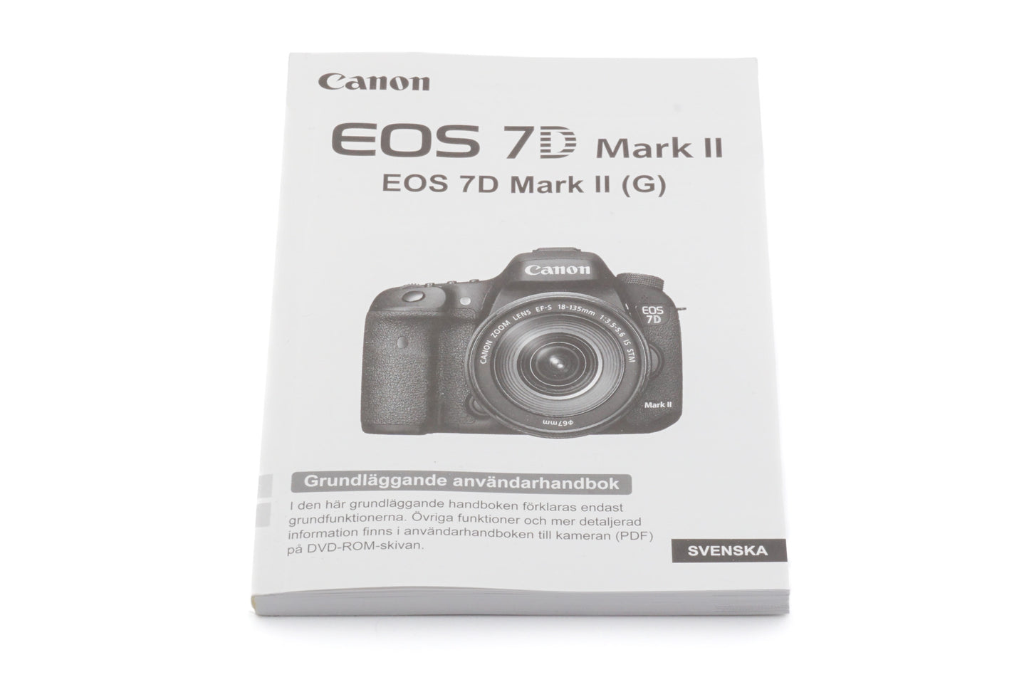 Canon 7D Mark II (G) Instructions