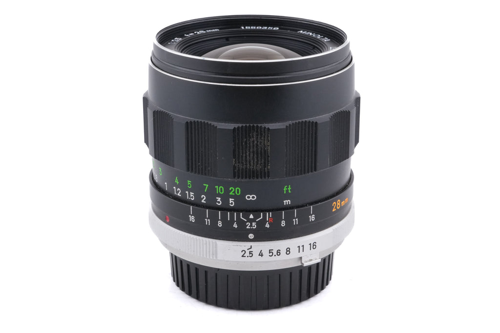Minolta 28mm f2.5 MC W.Rokkor-SI