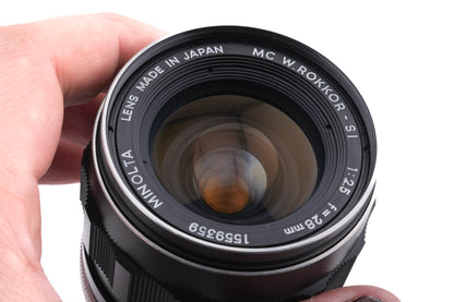 Minolta 28mm f2.5 MC W.Rokkor-SI