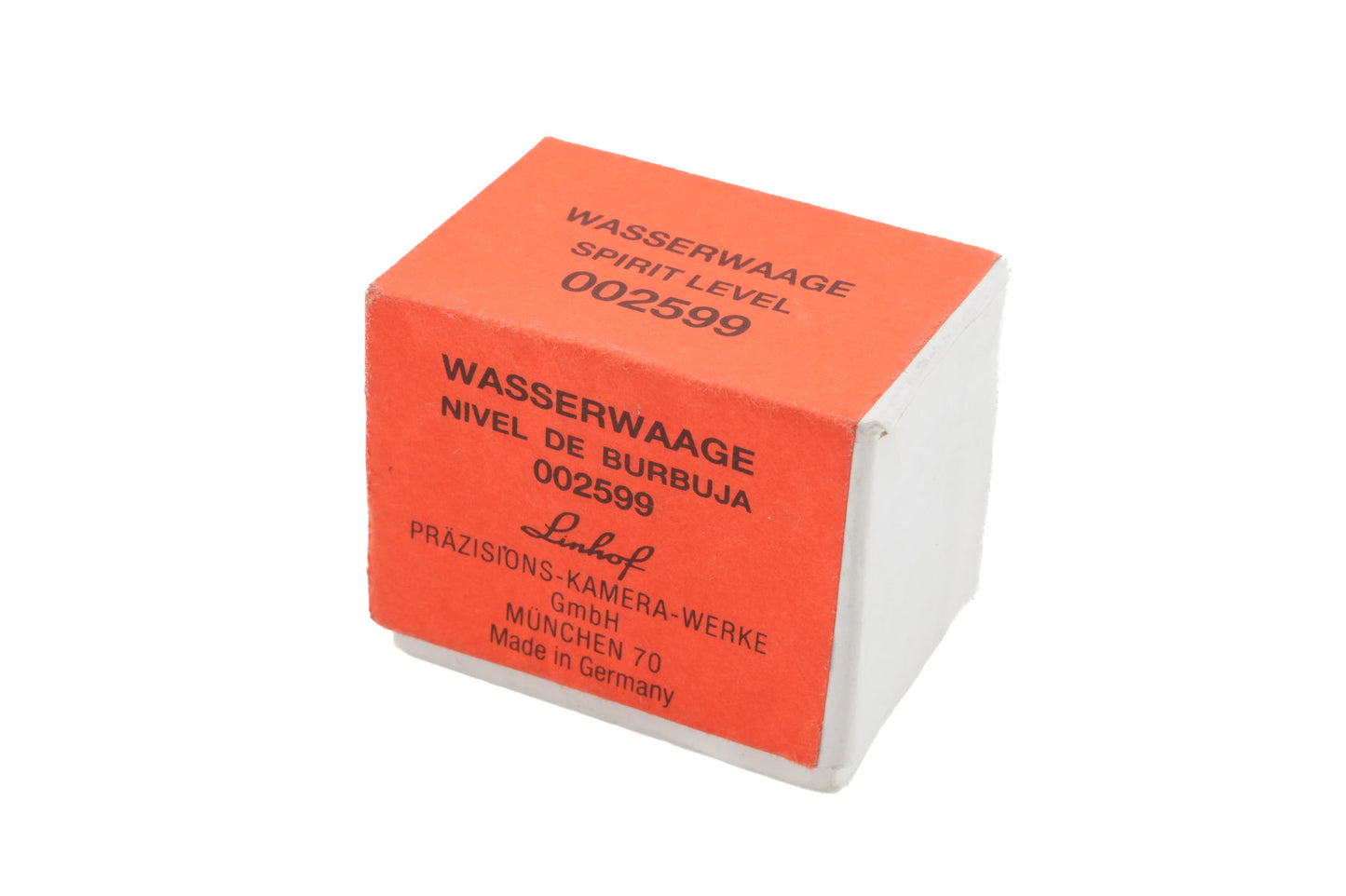 Linhof Dual Spirit Level (Wasserwaage, 002599)