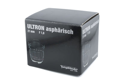 Voigtländer 21mm f1.8 Ultron Aspherical