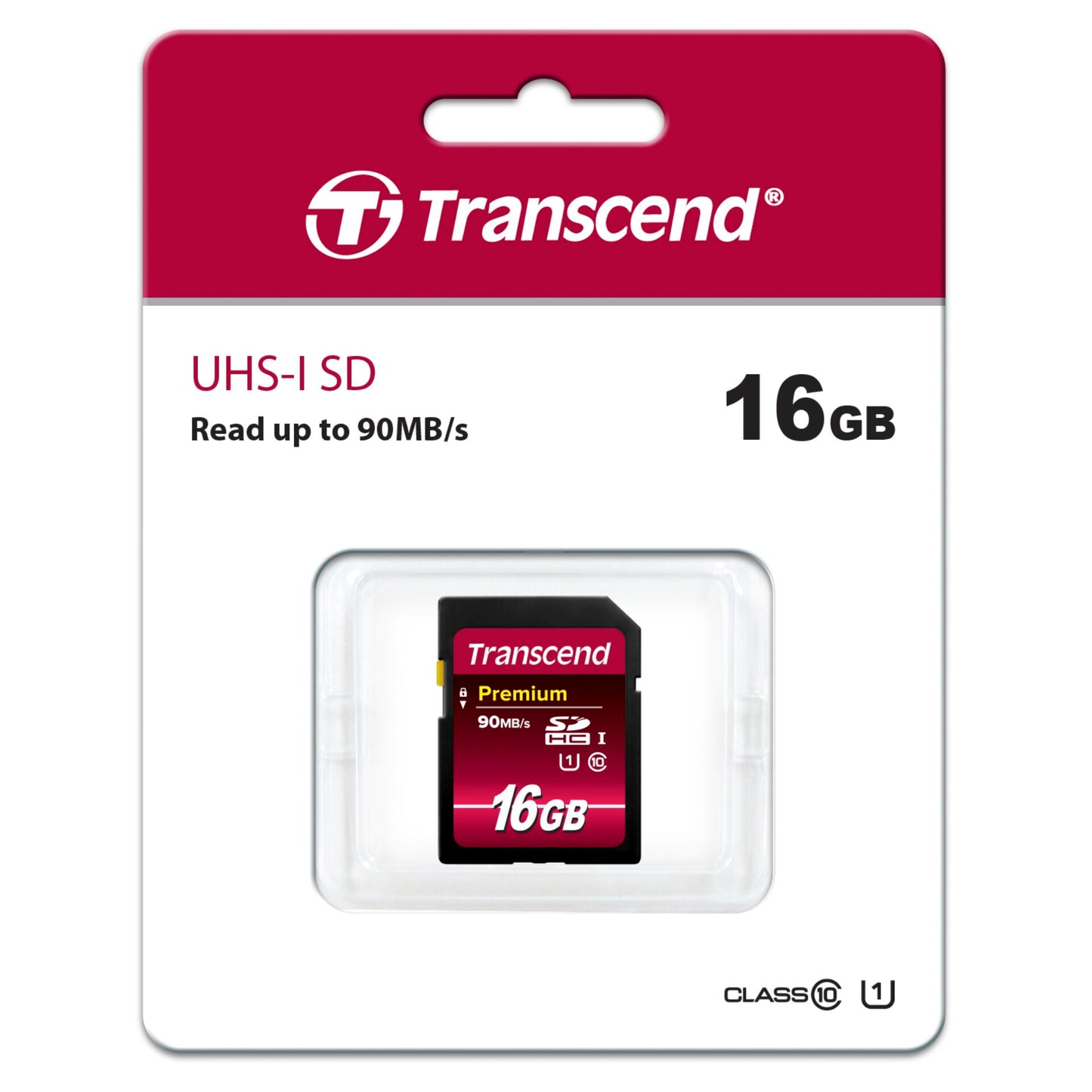 Transcend SDHC 16GB Class 10 UHS-I 400x Premium Memory Card