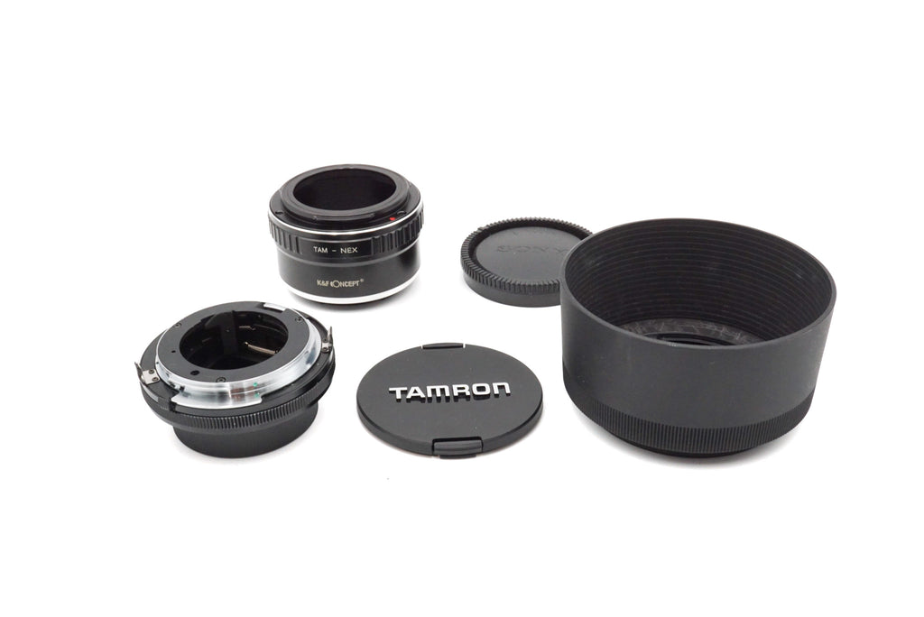 Novoflex Tamron 60-300mm f3.8-5.4 + Adaptall - Sony E/FE (TAM - NEX) Adapter + Adaptall 2 - Canon FD Adapter