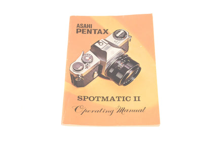 Pentax Spotmatic SP II Operating Manual