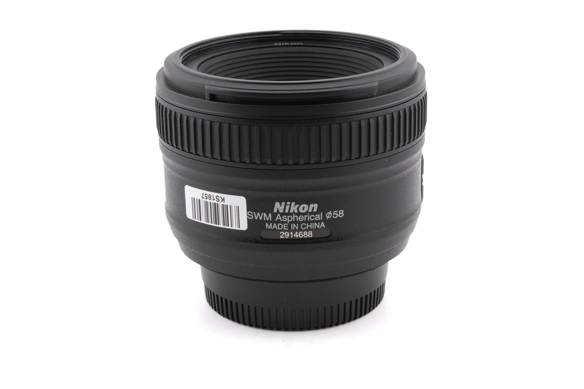 Nikon 50mm f1.8 AF-S Nikkor G - Lens – Kamerastore