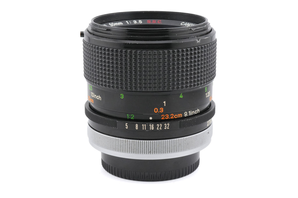 Canon 50mm f3.5 Macro S.S.C.
