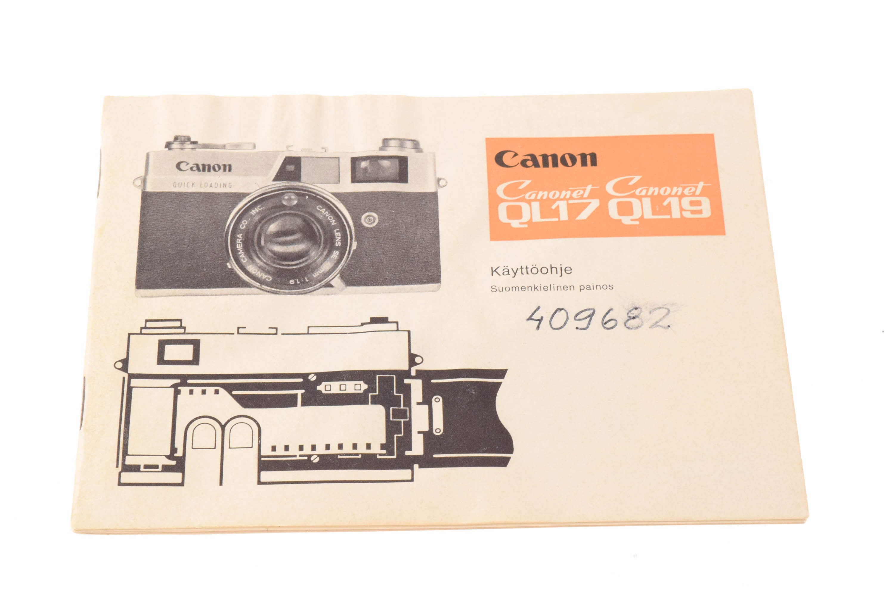 Canon Canonet QL17/19 Instructions – Kamerastore