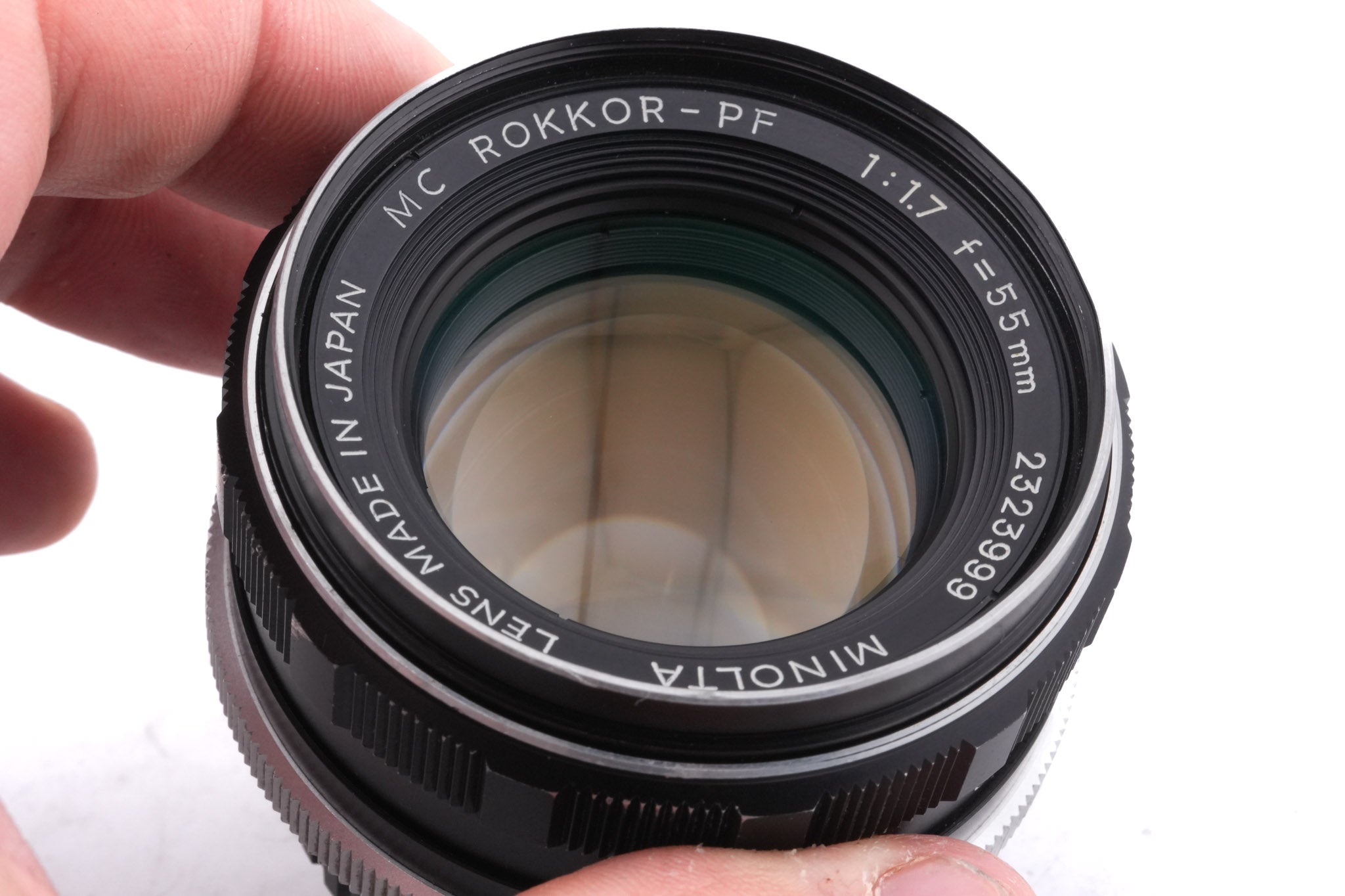 Minolta 55mm f1.7 MC Rokkor-PF