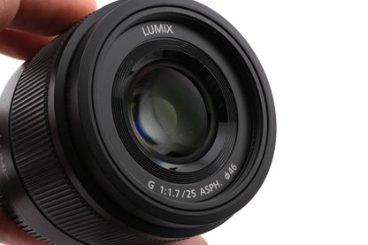 Panasonic 25mm f1.7 Lumix G ASPH. (H-H025)