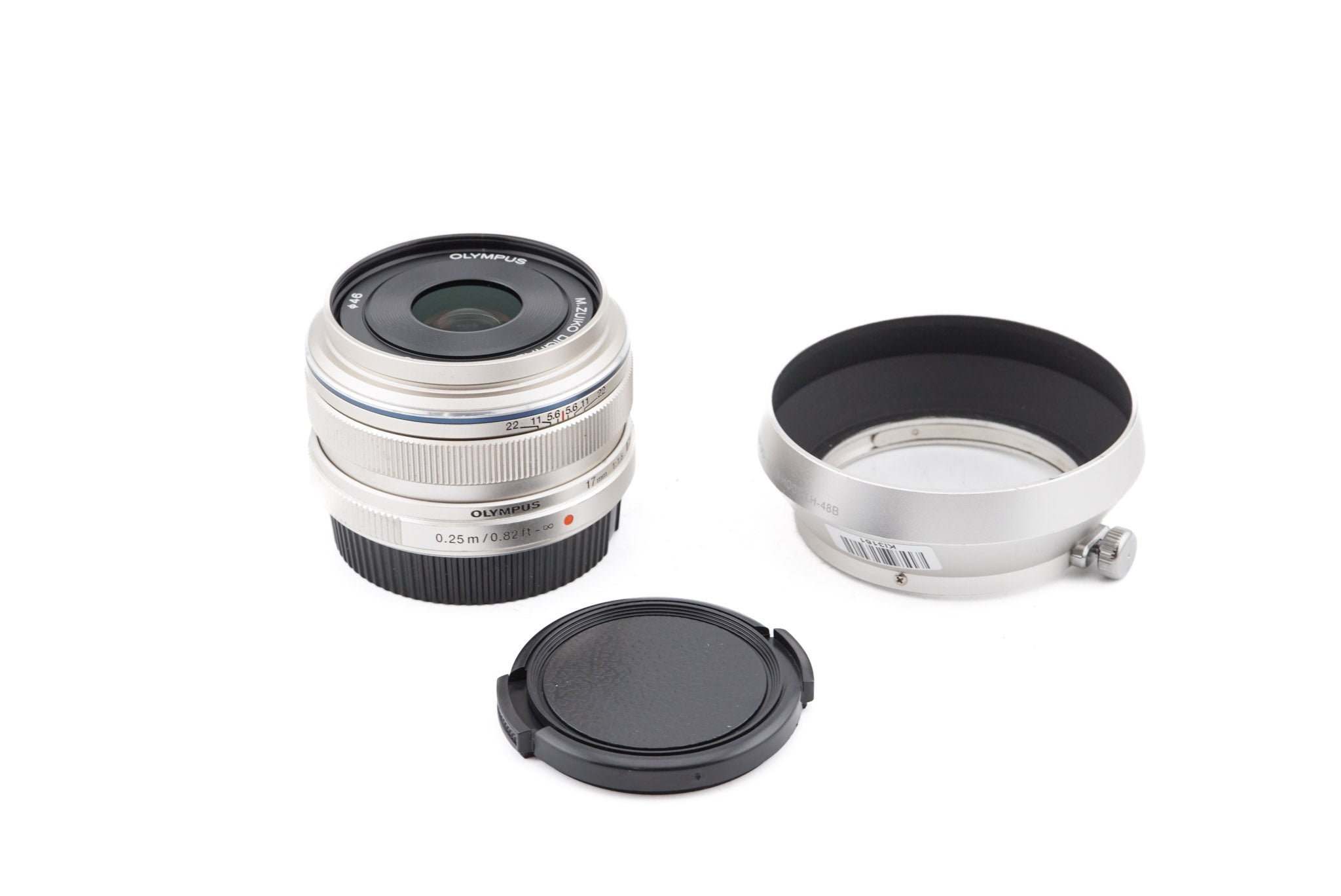 Olympus 17mm f1.8 MSC M.Zuiko Digital + LH-48B Lens Hood – Kamerastore