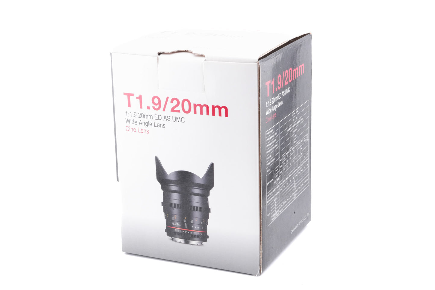 Samyang 20mm T1.9 ED AS UMC