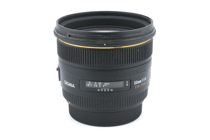 Sigma 50mm f1.4 EX DG HSM