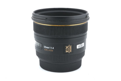 Sigma 50mm f1.4 EX DG HSM