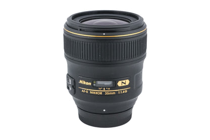 Nikon 35mm f1.4 AF-S Nikkor G N
