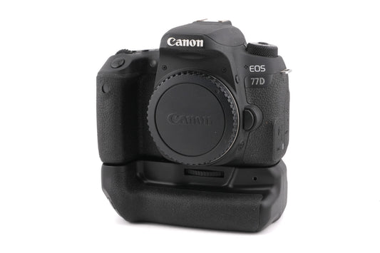 Canon EOS 77D + BG-1X Vertical Battery Grip