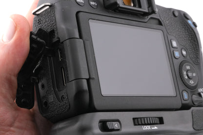 Canon EOS 77D + BG-1X Vertical Battery Grip