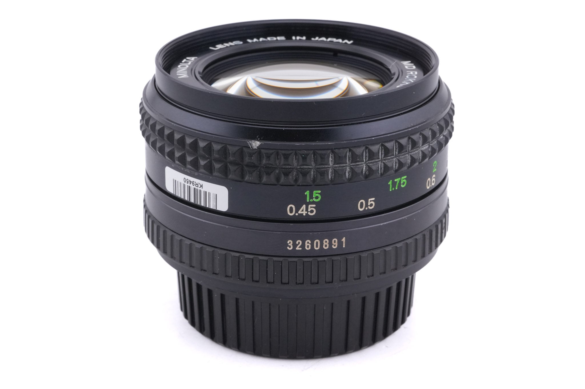 Minolta 50mm f1.4 MD Rokkor