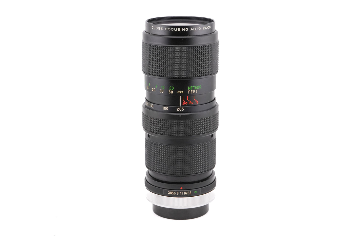 Vivitar 75-205mm f3.8 Close Focusing Auto Zoom