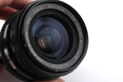 Sigma 28mm f2.8 Multi-Coated Mini-Wide
