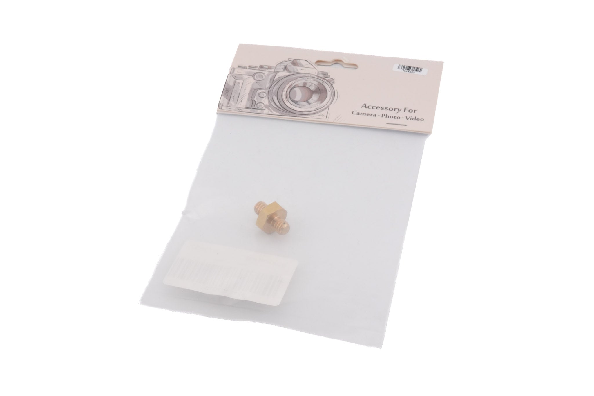 StudioKing 1/4" - 1/4" MC-1060B Male Spigot Adapter