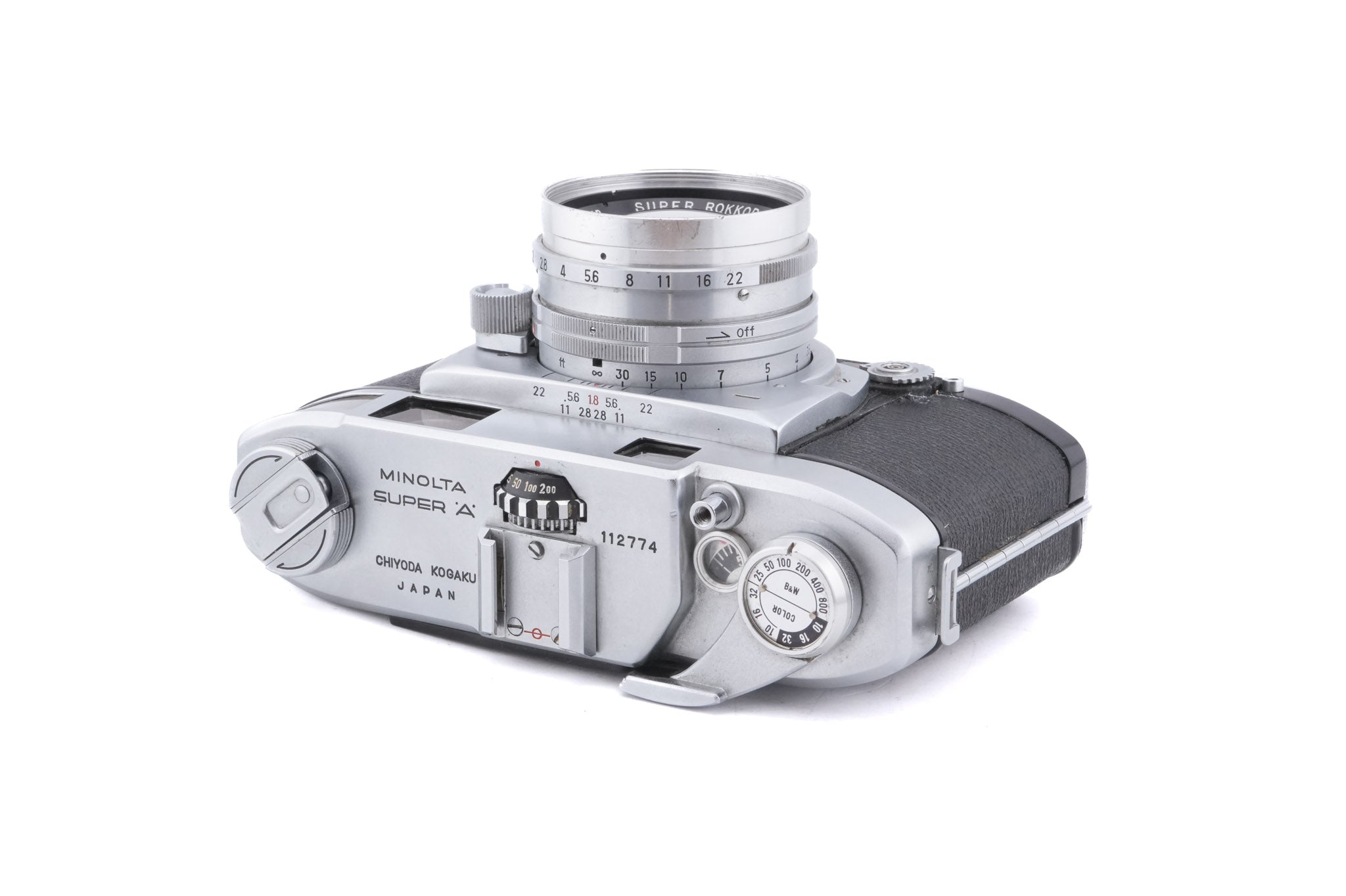 Minolta Super A + 5cm f1.8 Chiyoko Super Rokkor – Kamerastore