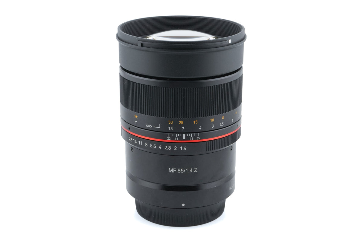 Rokinon 85mm f1.4 MF Z