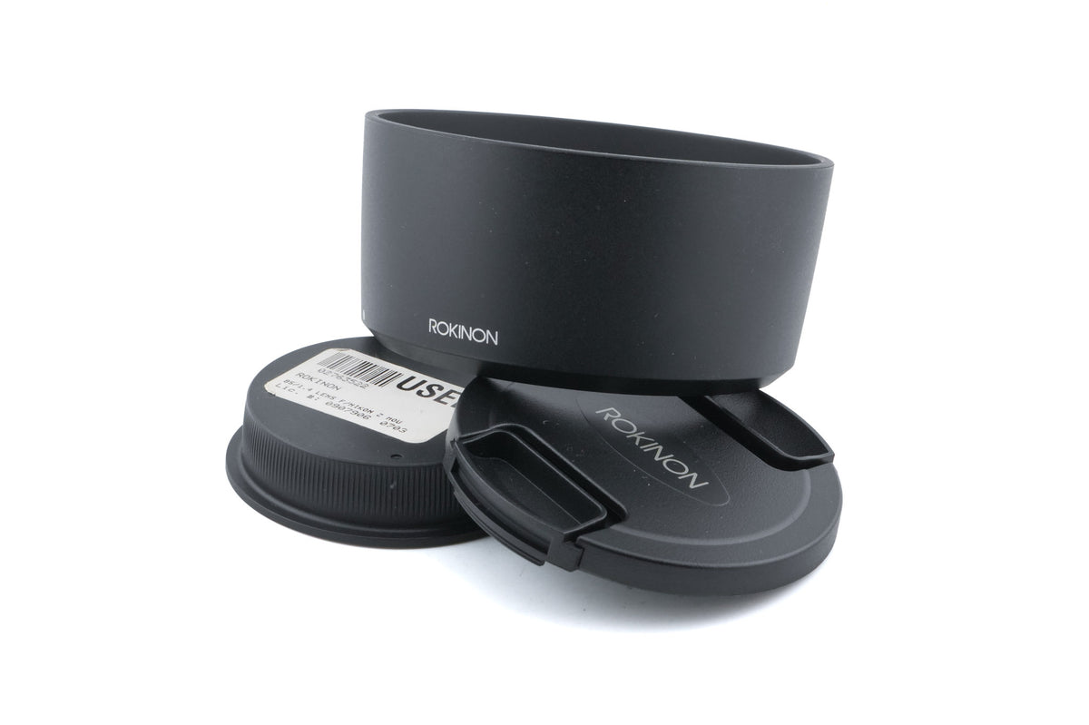Rokinon 85mm f1.4 MF Z