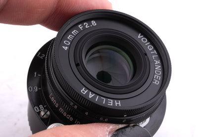 Voigtländer 40mm f2.8 Heliar Aspherical L