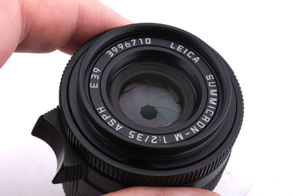 Leica 35mm f2 Summicron-M ASPH. (Type I) (Black, 11879)
