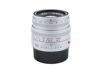 Leica 50mm f2 Summicron-M (Type V) (Silver, 11816)