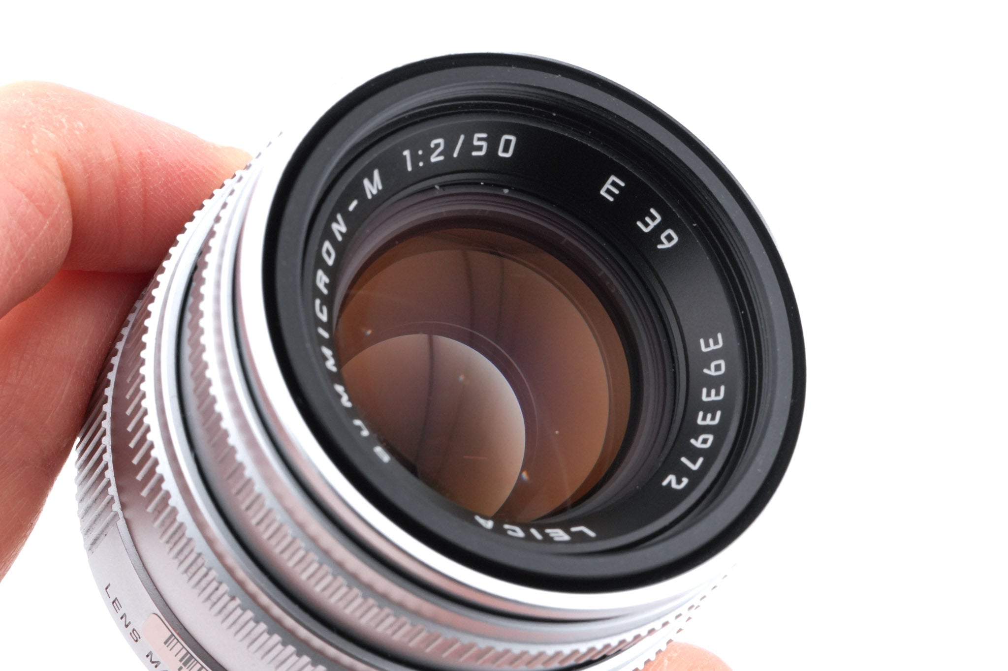 Leica 50mm f2 Summicron-M (Type V) (Silver, 11816)