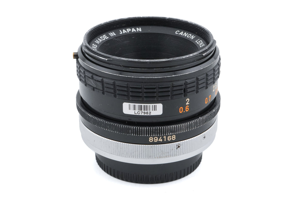 Canon 50mm f1.8 S.C.