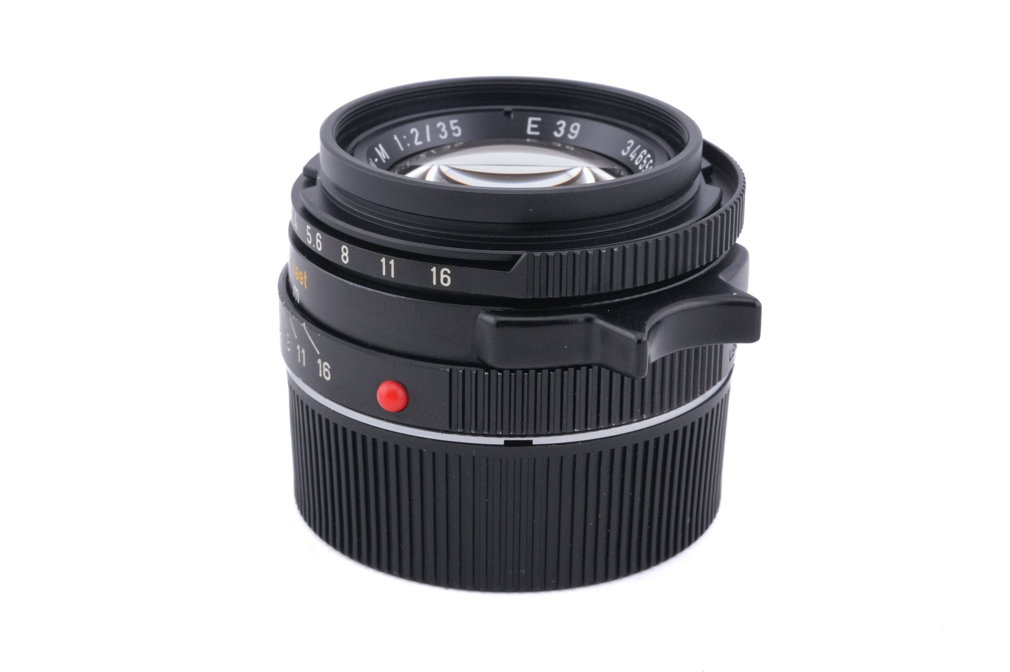 Leica 35mm f2 Summicron-M (Type IV) (Black, 11310)