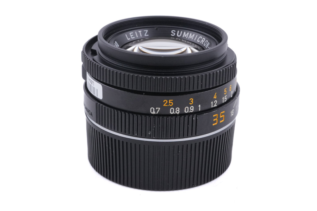 Leica 35mm f2 Summicron-M (Type IV) (Black, 11310)