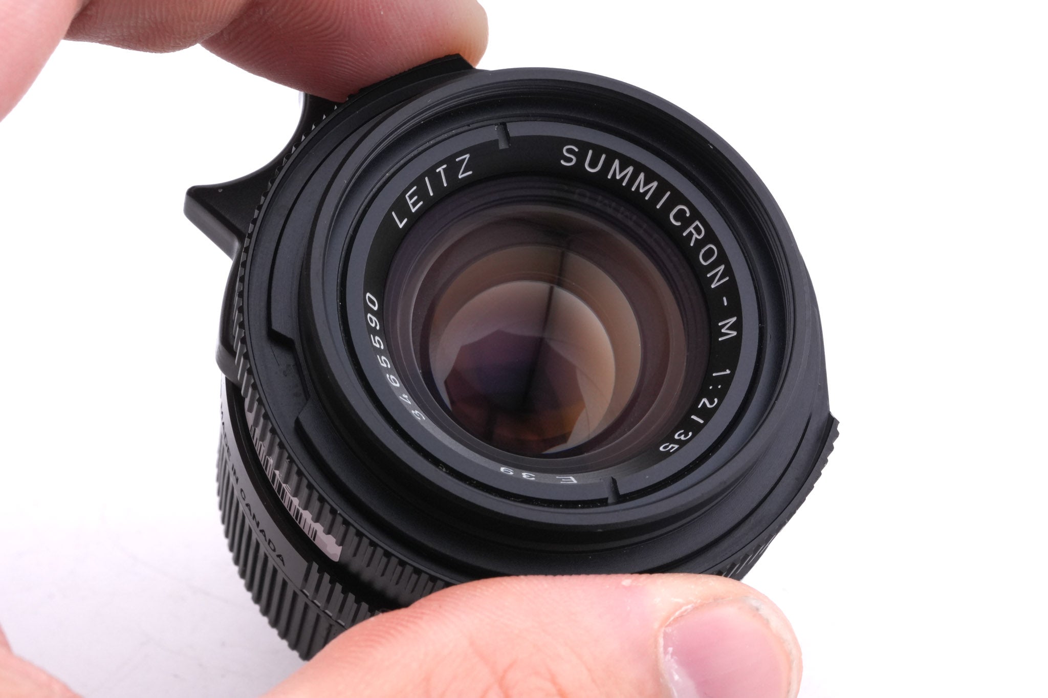 Leica 35mm f2 Summicron-M (Type IV) (Black, 11310)