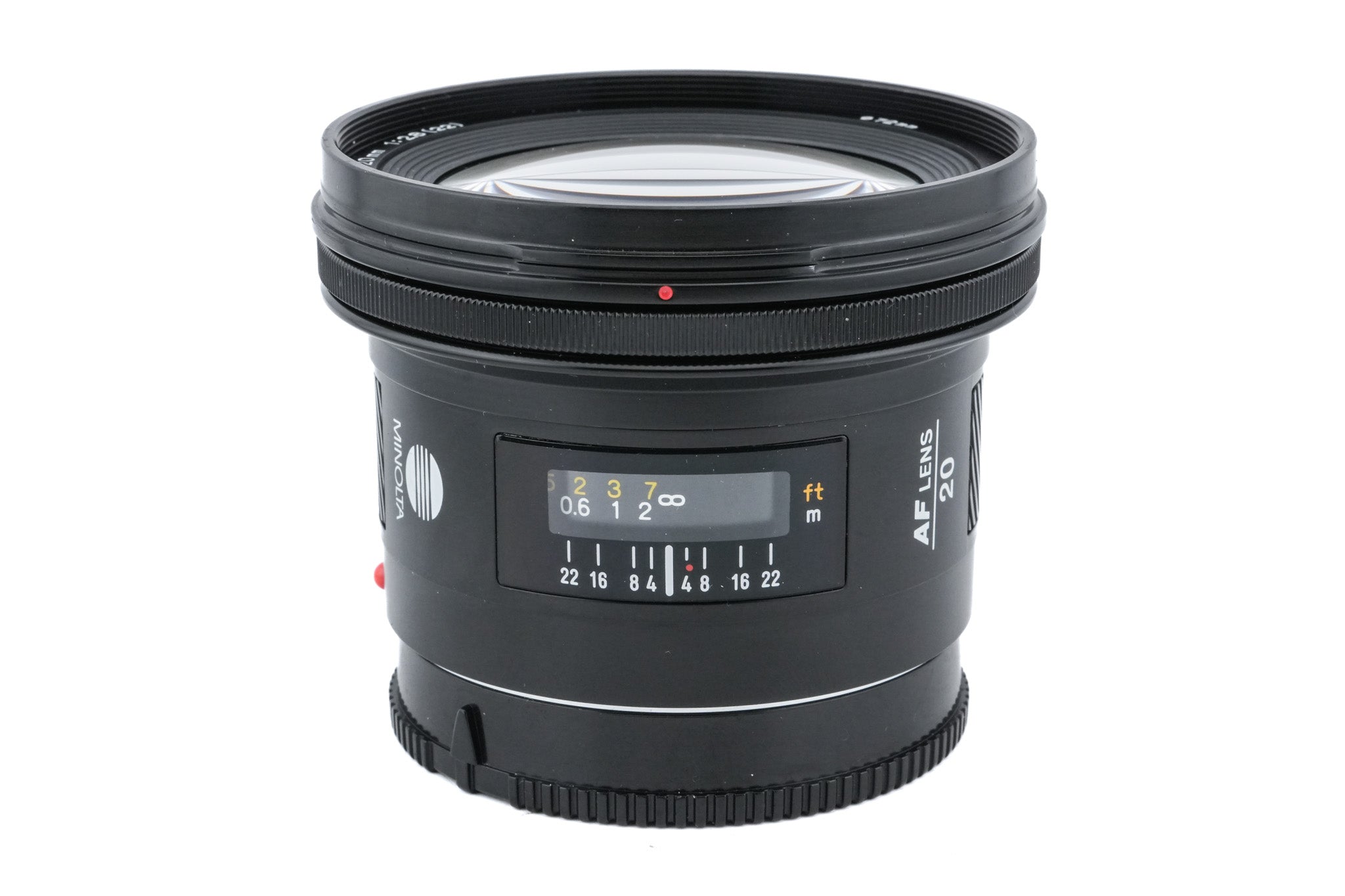 MINOLTA AF 20mm F2.8 Even I don't know why I tested this lens for